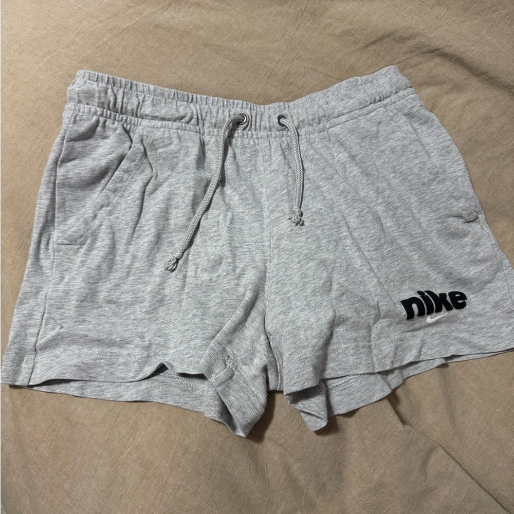 Nike Women's Athletic Light Gray Shorts